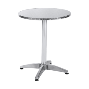 Aluminium Bistrotisch 1